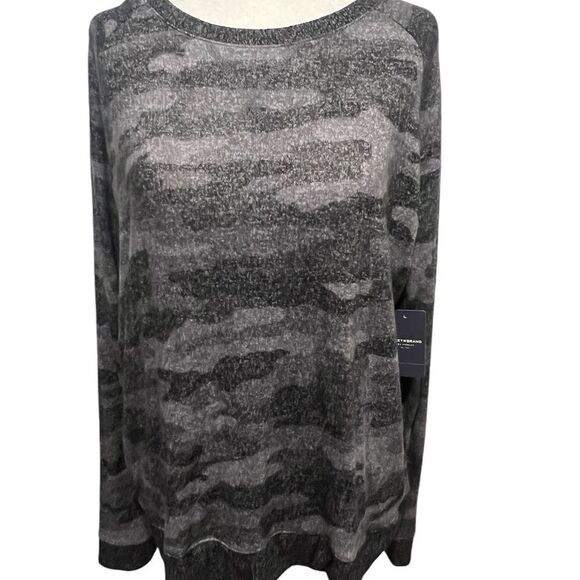 NWT lucky brand women's camo sweater‎ size xl - Picture 1 of 9